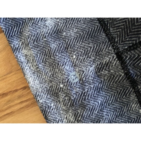lululemon 8 herringbone ombre tie dye crop mesh 8 crop Black White - Picture 4 of 5